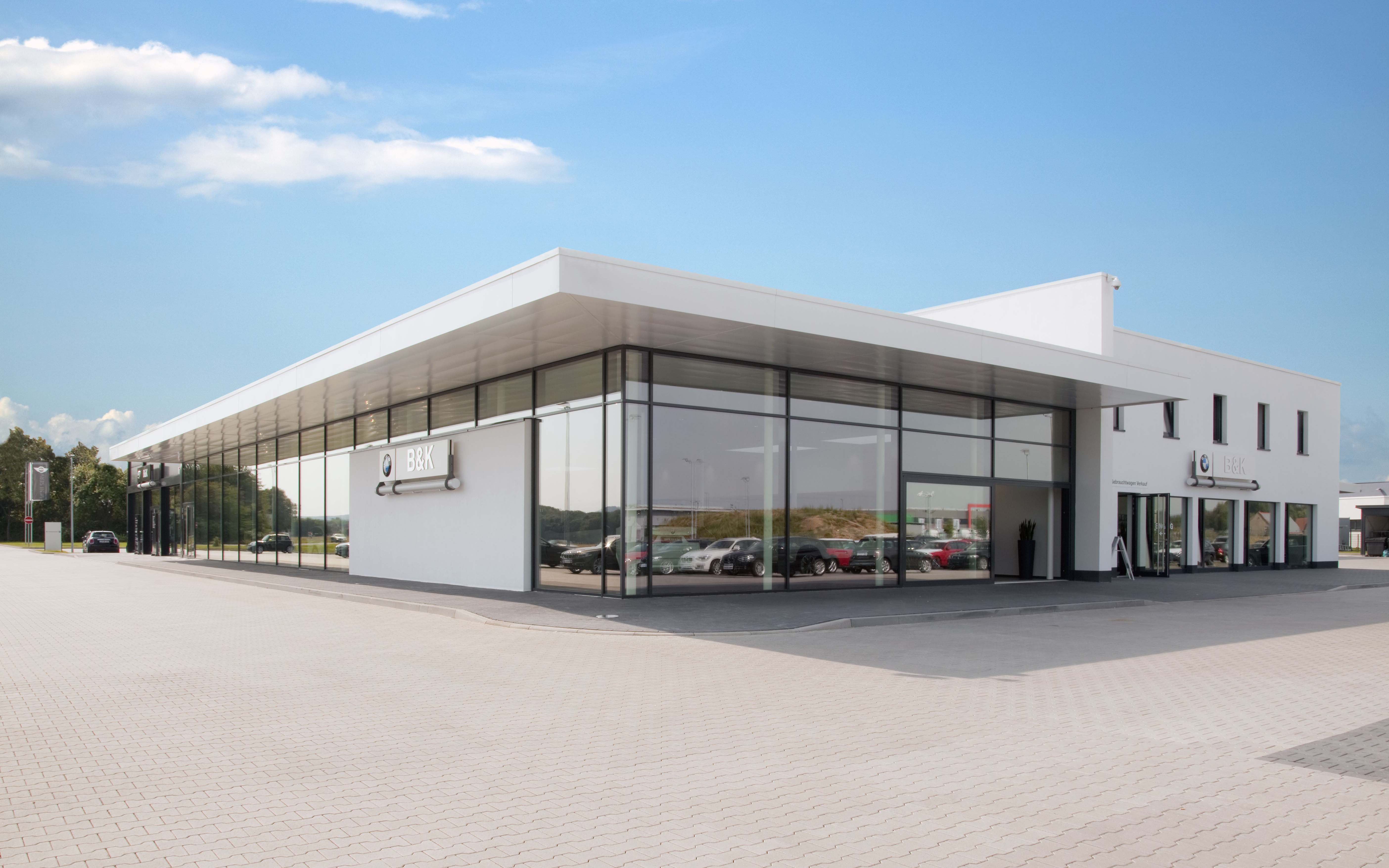 Neubau B&K Detmold 2014 Ansicht BMW